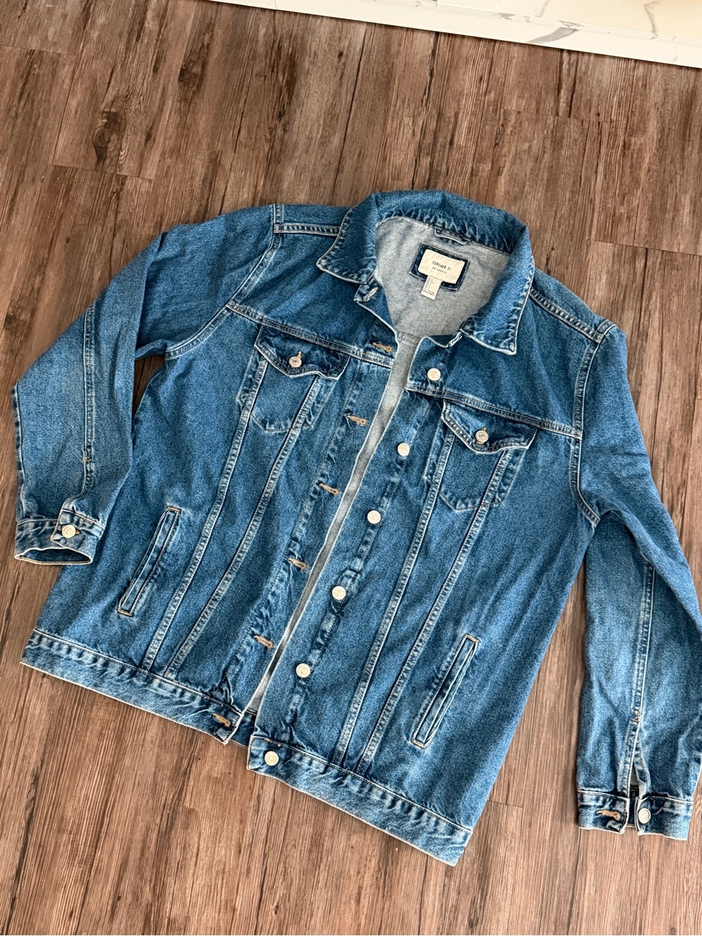 Classic Blue Denim Jacket - Men's Casual Trucker